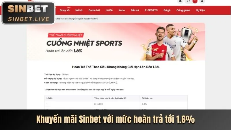 Hoàn Trả Cược Thua Hấp Dẫn tại 911win